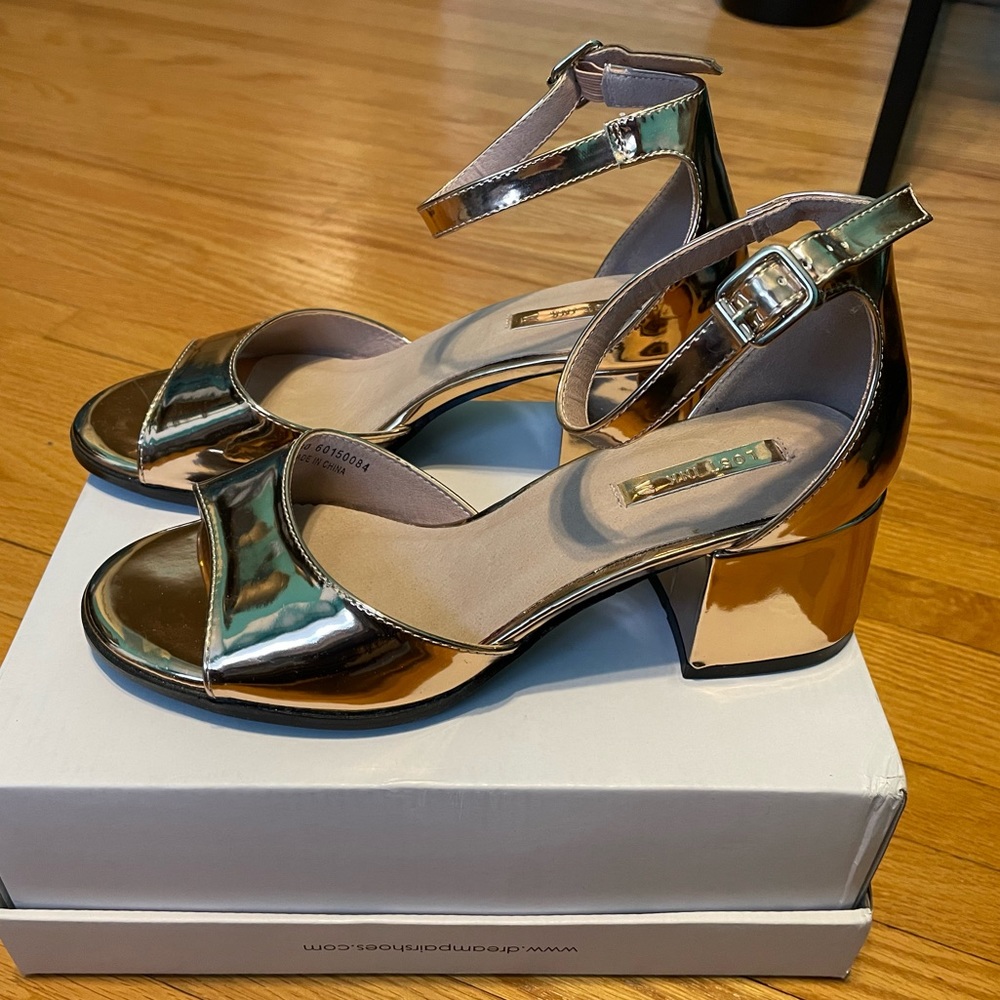 Brand NEW Gold Metallic Sandals